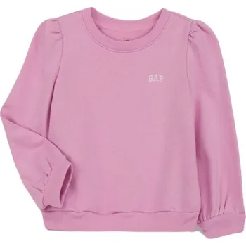 Chlapecká mikina Dětská mikina GAP MOMENT CREW 5y Růžová, Bílá