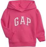 Dětská mikina GAP PTF LOGO 4Y Růžová, Bílá