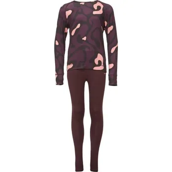 Dětské termoprádlo Dětská termo souprava O'Neill BASE LAYER 176 Vínová, Růžová
