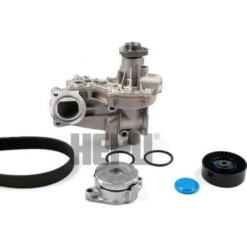 Vodní pumpa + klinový żebrový řemen HEPU PK051310