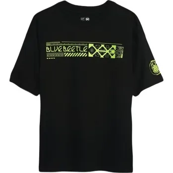 Chlapecké oblečení Chlapecké tričko GAP DC BLUE BEETLE S Černá, Reflexní neon