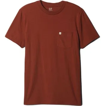 Pánské tričko Pánské tričko GAP INTL - F SS S Hnědá