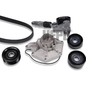 Vodní pumpa + klinový żebrový řemen HEPU PK05821