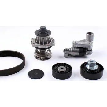 Vodní pumpa + klinový żebrový řemen HEPU PK04723