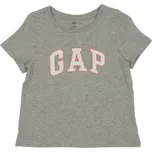 Dívčí tričko GAP V-HS 4y Šedá, Bílá, Červená