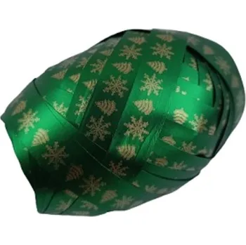 Vánoční dekorace Nekupto Klubíčko luxusní vánoční Vánoční zelená 1 cm x 10 m