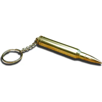 Přívěsek Přívěsek na klíče z náboje .300 Winchester Magnum - zlatý