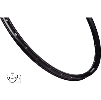 Ráfek na kolo ráfek REMERX RX 3027 DISC 622x27, 32děr, černý