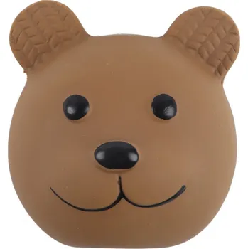 Hračka pro psa Huhubamboo pískací hračka pro psy latexový medvěd 8cm