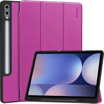 Příslušenství pro tablet ENKAY 93096 ENKAY LEATHER Zaklápěcí obal pro Samsung Galaxy Tab S10+ fialový
