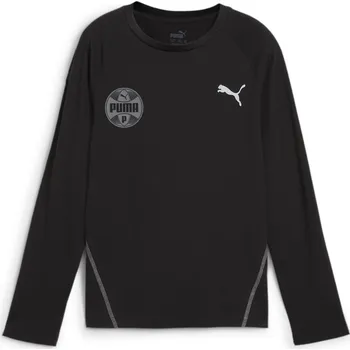 Chlapecké tričko Puma Kids' Active Sports Long-Sleeve Performance Gym Top Puma Black 9-10 let