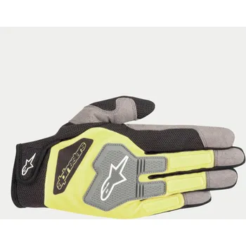 Moto rukavice Závodní rukavice Alpinestars Rukavice pro motory, Černá/žlutá Fluorescenční