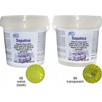 Výroba svíčky Mýdlová hmota Sapolina 500g/Ph 5,5 transparent