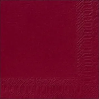 Papírový ubrousek Ubrousek 24 x 24 cm 2vrstvý bordó (300&nbsp;ks)