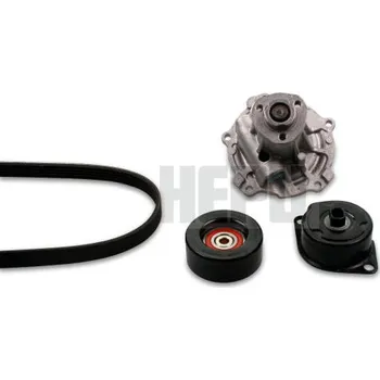 Vodní pumpa + klinový żebrový řemen HEPU PK05424