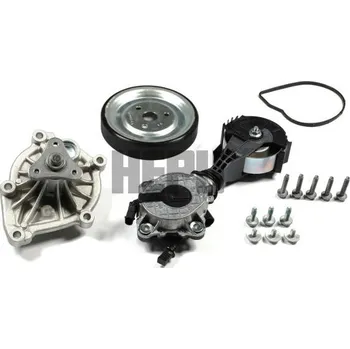 Vodní pumpa + klinový żebrový řemen HEPU PK08102