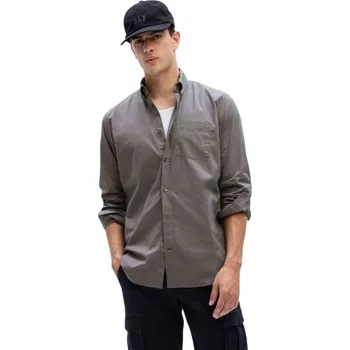 Pánská košile Pánská košile GAP STANDARD XS Šedá