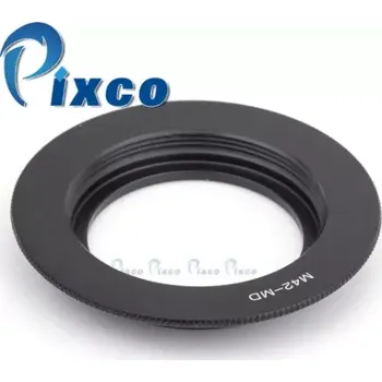 Adaptér / redukce z M42 na Minolta MD (Umožní nasadit objektivy se závitem M42 na fotoaparáty Minolta MD)