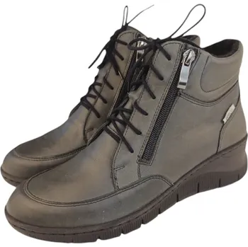 Dámská zimní obuv S 2197/F - 035 dámské zdravotní zateplené kotníkové boty; barva šedá 38