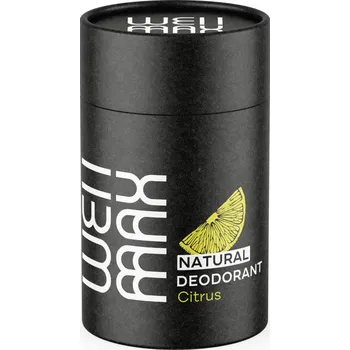 WellMax Natural deodorant, přírodní deodorant, 50 ml, 4 druhy Příchuť: Citrus