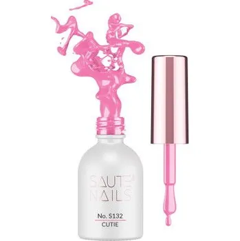 Lak na nehty Gelový lak na nehty Saute Nails S132 Cutie 8ml