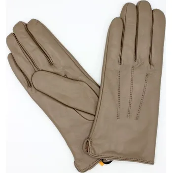 Rukavice Hollig Dámské kožené rukavice holubí šeď zateplené z pravé kůže jehnětina Velikost: 7 obvod ca 19 cm