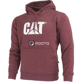 Pánská mikina Caterpillar Trademark vínová XXL