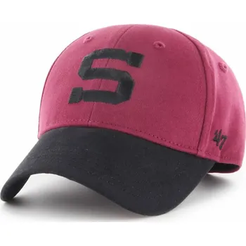 Módní doplněk 47 Brand Dětská batolecí kšiltovka HC Sparta Praha ’47 MVP Short Stack Newborn Rudá OSFM