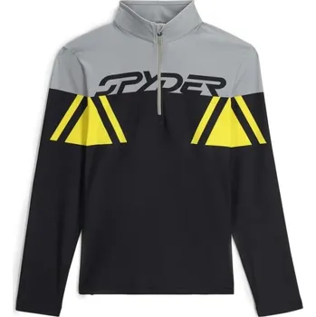 Pánská mikina Pánská mikina Spyder PODIUM 1/2 ZIP XL Černá, Šedá, Žlutá