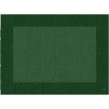 Papírový ubrousek Prostírka 30 x 40 cm Dunicel LINNEA tmavě zelená (100 ks)