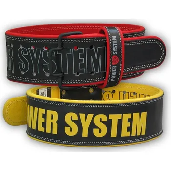 Opasek na cvičení PowerSystem opasek POWER BEAST brown L 78-98cm