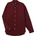 Pánská košile GAP OXFORD M Vínová