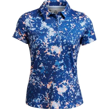 Under Armour Playoff 3.0 Printed dámské polo, tech blue/nimbus blue dámské, M