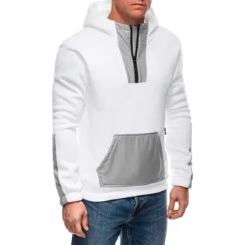 Dámská mikina Pánská mikina na zip B1696 - bílá