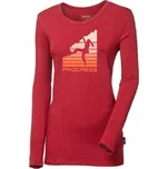 Dámské bambusové tričko PROGRESS SONJA BOULDER XXL Červená, Oranžová