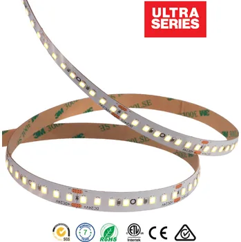 LED páska Ledshopik LED pásek ULTRA 2835 EPISTAR | 160LED | 19,2W | 24V | IP20 | 10MM | 175lm/W | 7 let záruka | - TEPLÁ BÍLÁ - 3000K