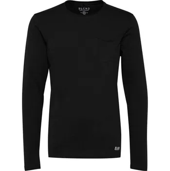Pánské tričko Pánské triko s dlouhým rukávem BLEND T-SHIRT L/S 3XL Černá, Bílá