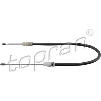 Brzdový systém Tažné lanko, parkovací brzda TOPRAN 631 752