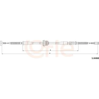 Autodíl Lanovod parkovací brzdy COFLE 1.IV001