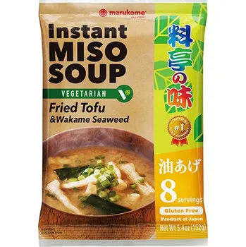 Instantní Miso polévka s wakame a tofu 152 g - Marukome