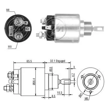 Startér Spínač startéru ZM - Bosch 9330081058