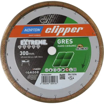 Řezný kotouč NORTON CLIPPER EXTREME GRES SILENCIO 300x25,4