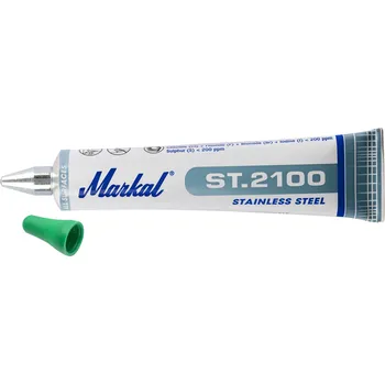 Markal popisovač nerez oceli ST 2100 v tubě 3 mm 10 ks Barva: Zelená