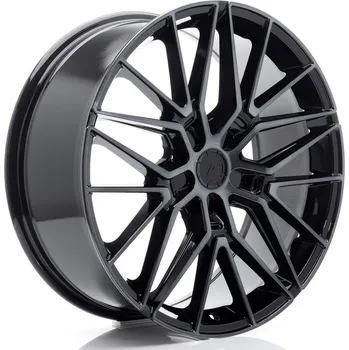 Disk JR Wheels JR38 20x8 ET20-40 5H BLANK Black Machined w/Tinted Face