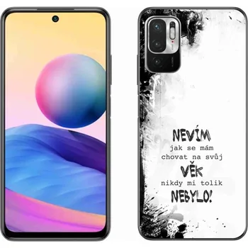 Pouzdro na mobilní telefon Gelový kryt mmCase na Xiaomi Poco M3 Pro/5G - vtipný text 14 bílé pozadí