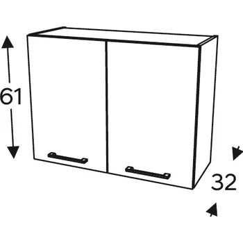 Kuchyňská skříňka Kuchyňská skříňka Mono M WS80/61