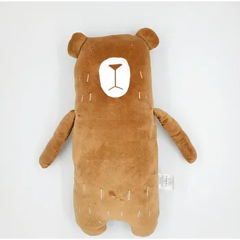 plyšák SVITAP Polštářek SPANDEX MEDVĚD HNĚDÝ 53 cm
