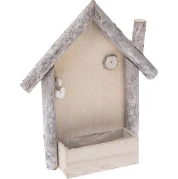 Obal na květináč Casa de Engel Dřevěný obal na květináč - domeček