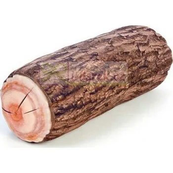 Žertovný předmět Polštář DŘEVĚNÉ POLENO 16x40cm