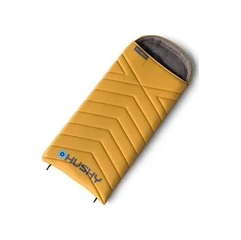 Spacák Husky Gizmo mustard výška osoby do 195 cm - pravý zip; Žlutá spacák + DÁREK DLE VÝBĚRU!